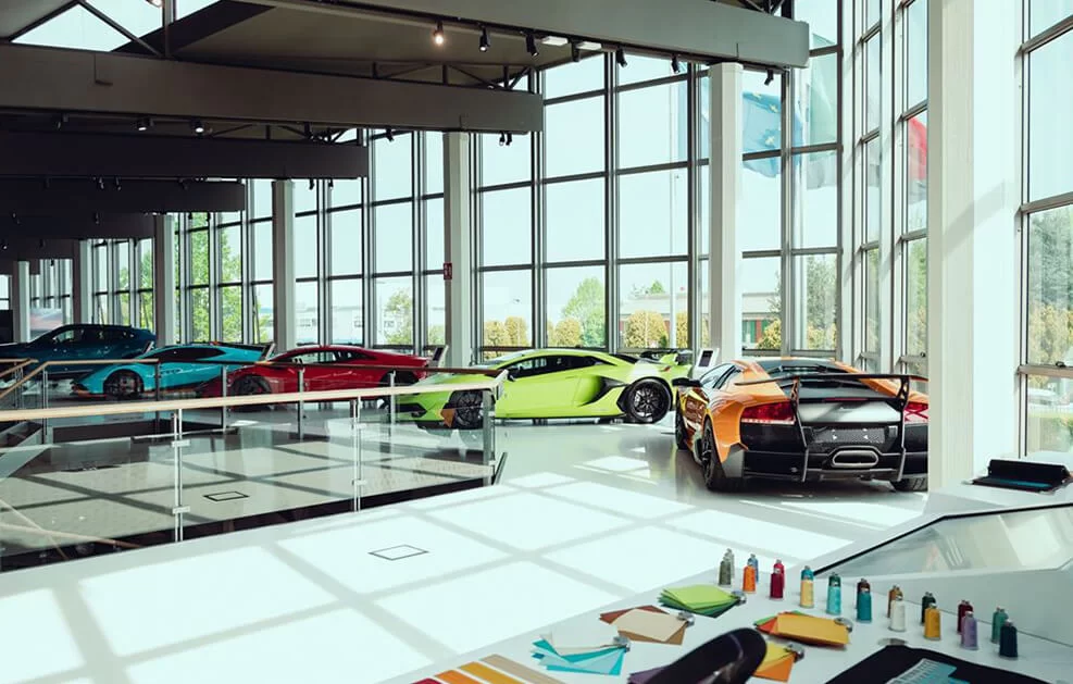 Rénovation du « Museo Automobili Lamborghini »